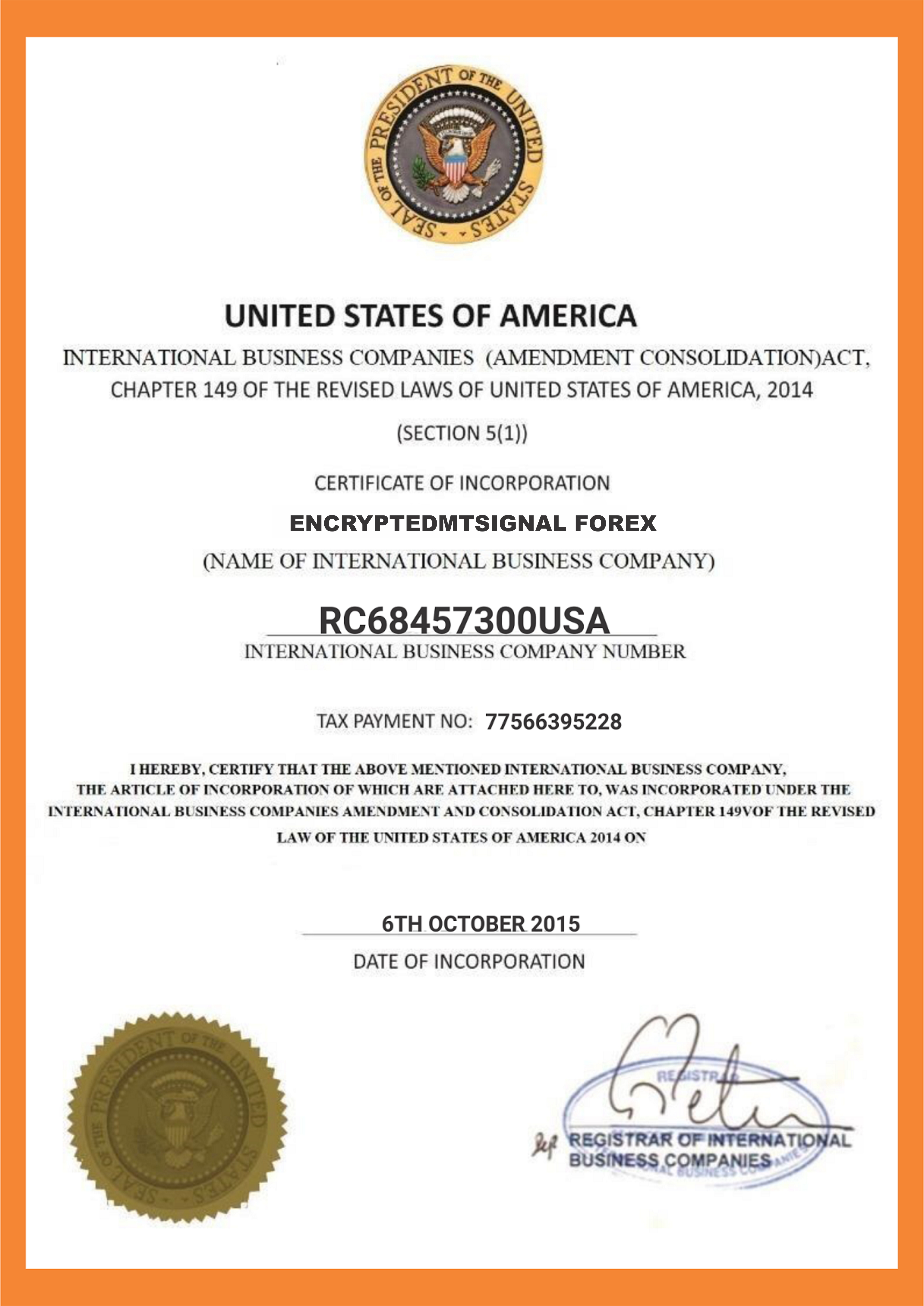 Trade Certificate